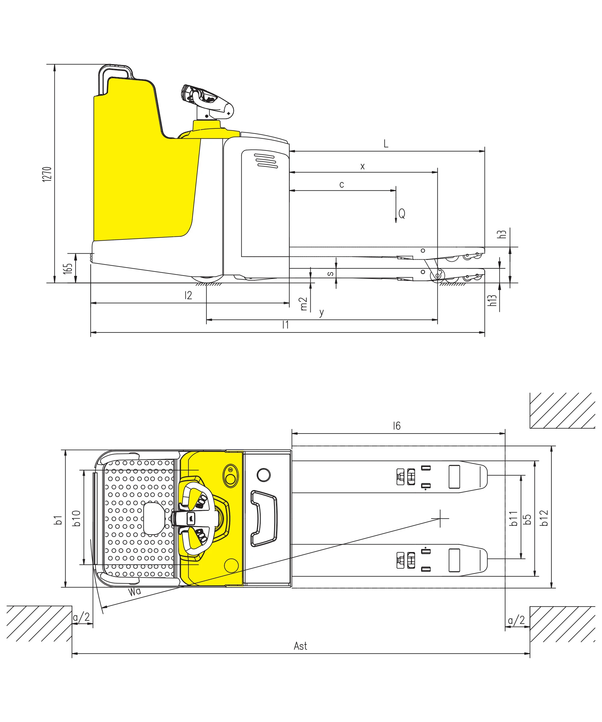 Electric Stand-On Pallet Truck (EPV20ST) 2000 kg - view 3