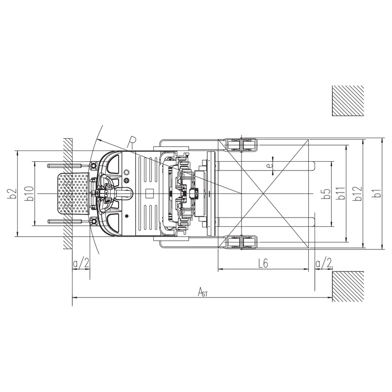 Electric Reach Stacker, Multi-Valve Control (EVV12DS/EVV15DS) 1250-1500 kg 2500-5500 mm - view 3