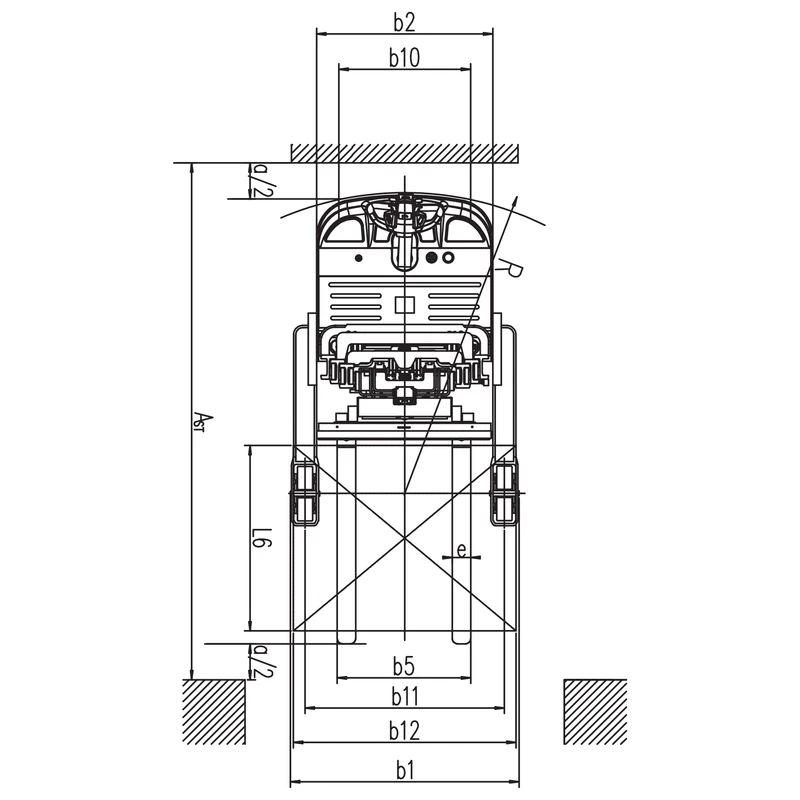 Electric Reach Truck, Magnetic Valve Control (EVV15DDS/EVV20DDS) 1500-2000 kg 2000-6000 mm - view 4