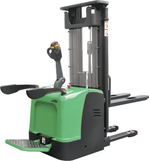 Electric Rider Pallet Stacker (EVV20-P) 2000 kg 2500-6500 mm - view 3