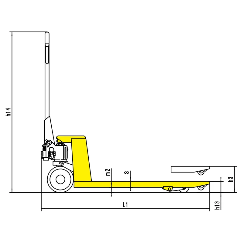 Wide Fork Hand Pallet Truck (RPV1500SV/RPV1500NSV) 1500 kg 2