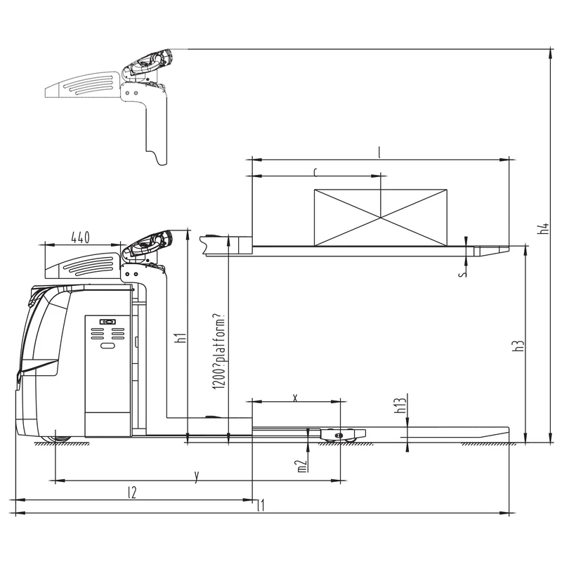 Electric Low Level Order Picker (NKV10/NKV12) 1000-1200 kg - view 4