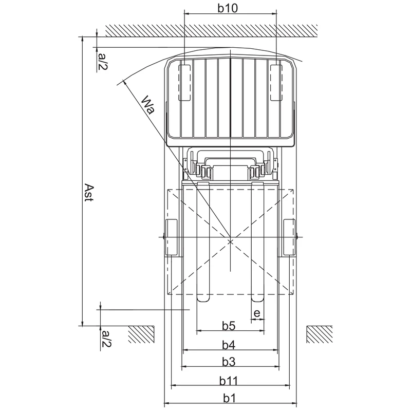 Standing Counterbalanced Reach Truck (REV15ST) 1500 kg 3000-6200 mm - view 5