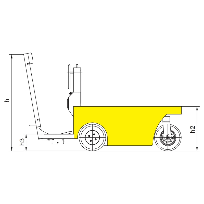 Electric Stock Tractor (EKV25) 2200 kg - view 3