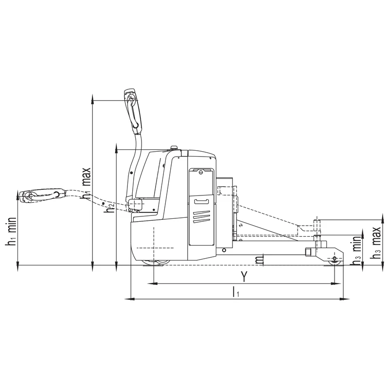 Tow Tractor (VEV25H) 2500 kg - view 3